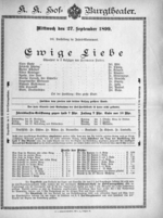 Theaterzettel (Oper und Burgtheater in Wien) 18990927 Seite: 2