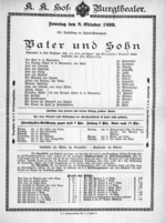 Theaterzettel (Oper und Burgtheater in Wien) 18991008 Seite: 2