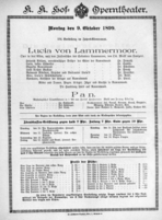 Theaterzettel (Oper und Burgtheater in Wien) 18991009 Seite: 2