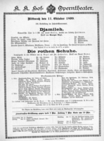 Theaterzettel (Oper und Burgtheater in Wien) 18991011 Seite: 2
