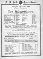 Theaterzettel (Oper und Burgtheater in Wien) 18991103 Seite: 2