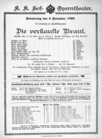 Theaterzettel (Oper und Burgtheater in Wien) 18991109 Seite: 2