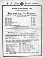 Theaterzettel (Oper und Burgtheater in Wien) 18991115 Seite: 3
