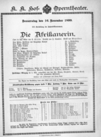 Theaterzettel (Oper und Burgtheater in Wien) 18991116 Seite: 2