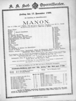 Theaterzettel (Oper und Burgtheater in Wien) 18991117 Seite: 2