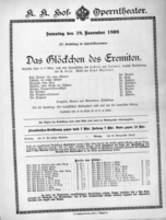 Theaterzettel (Oper und Burgtheater in Wien) 18991118 Seite: 2