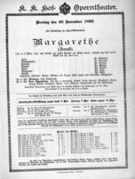 Theaterzettel (Oper und Burgtheater in Wien) 18991120 Seite: 2