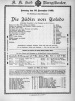 Theaterzettel (Oper und Burgtheater in Wien) 18991126 Seite: 2