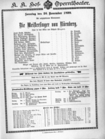Theaterzettel (Oper und Burgtheater in Wien) 18991126 Seite: 3