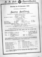Theaterzettel (Oper und Burgtheater in Wien) 18991128 Seite: 2