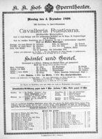 Theaterzettel (Oper und Burgtheater in Wien) 18991204 Seite: 2