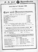Theaterzettel (Oper und Burgtheater in Wien) 18991207 Seite: 2