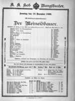 Theaterzettel (Oper und Burgtheater in Wien) 18991210 Seite: 2