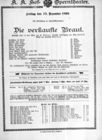 Theaterzettel (Oper und Burgtheater in Wien) 18991215 Seite: 2