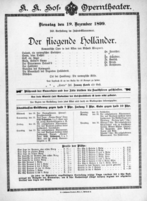Theaterzettel (Oper und Burgtheater in Wien) 18991219 Seite: 2