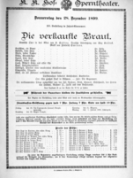 Theaterzettel (Oper und Burgtheater in Wien) 18991228 Seite: 2