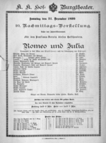 Theaterzettel (Oper und Burgtheater in Wien) 18991231 Seite: 1