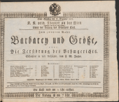 Theater an der Wien - Theaterzettel 18271215 Seite: 1