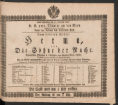 Theater an der Wien - Theaterzettel 18281011 Seite: 1