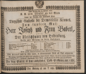 Theater an der Wien - Theaterzettel 18300219 Seite: 1