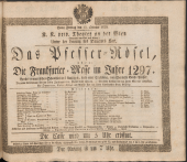 Theater an der Wien - Theaterzettel 18301015 Seite: 1