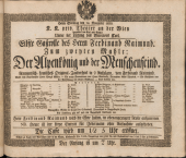 Theater an der Wien - Theaterzettel 18301114 Seite: 1