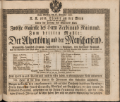 Theater an der Wien - Theaterzettel 18301116 Seite: 1