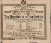 Theater an der Wien - Theaterzettel 18301118 Seite: 1