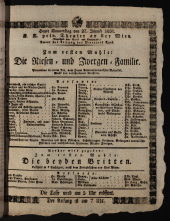 Theater an der Wien - Theaterzettel 18310127 Seite: 1