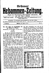 Brünner Hebammen-Zeitung 19120220 Seite: 1