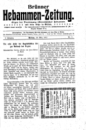 Brünner Hebammen-Zeitung 19120320 Seite: 1