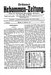 Brünner Hebammen-Zeitung 19120925 Seite: 1