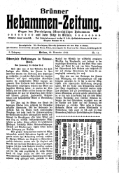 Brünner Hebammen-Zeitung 19121120 Seite: 1