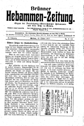 Brünner Hebammen-Zeitung 19171020 Seite: 1