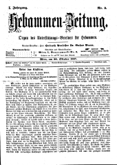 Hebammen-Zeitung 18871030 Seite: 1
