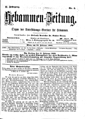 Hebammen-Zeitung 18880215 Seite: 1
