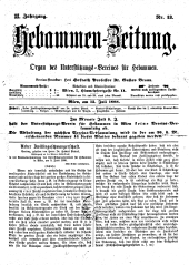 Hebammen-Zeitung 18880715 Seite: 1