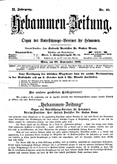 Hebammen-Zeitung 18880930 Seite: 1