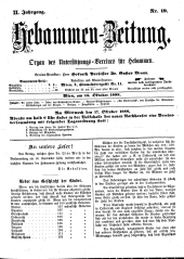 Hebammen-Zeitung 18881015 Seite: 1