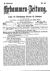 Hebammen-Zeitung 18881030 Seite: 1