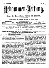 Hebammen-Zeitung 18890228 Seite: 1