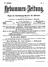 Hebammen-Zeitung 18890415 Seite: 1