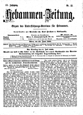 Hebammen-Zeitung 18890630 Seite: 1