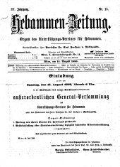 Hebammen-Zeitung 18890815 Seite: 1