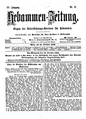 Hebammen-Zeitung 18891015 Seite: 1