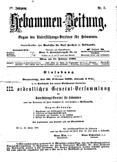 Hebammen-Zeitung 18900215 Seite: 1