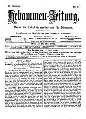 Hebammen-Zeitung 18900515 Seite: 1