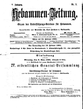 Hebammen-Zeitung 18910215 Seite: 1