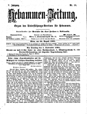 Hebammen-Zeitung 18910830 Seite: 1