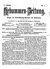 Hebammen-Zeitung 18920229 Seite: 1